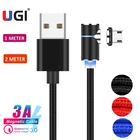 УГИ 3A Магнитный Быстрый зарядный кабель QC3.0 QC2.0 Тип C кабель USB C зарядный кабель Micro USB кабель Мобильный телефон Аксессуары кабель L Форма