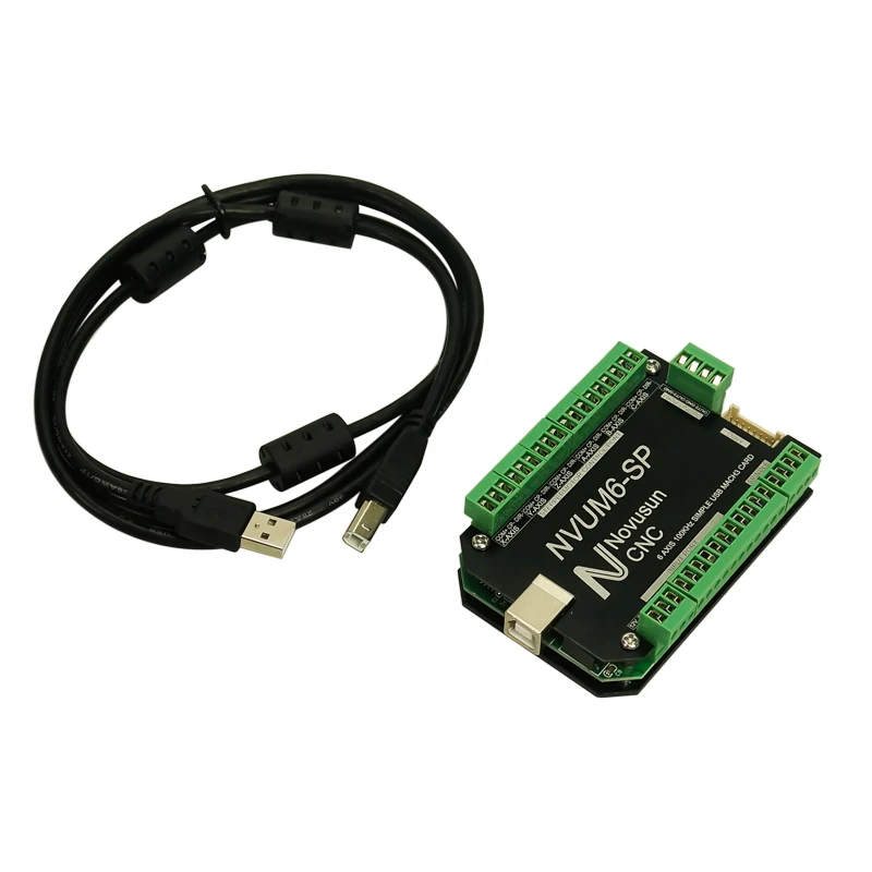 Плата управления движением с ЧПУ NVUM 3 4 5 6 Axis Mach3 USB Breakout Board для гравировального