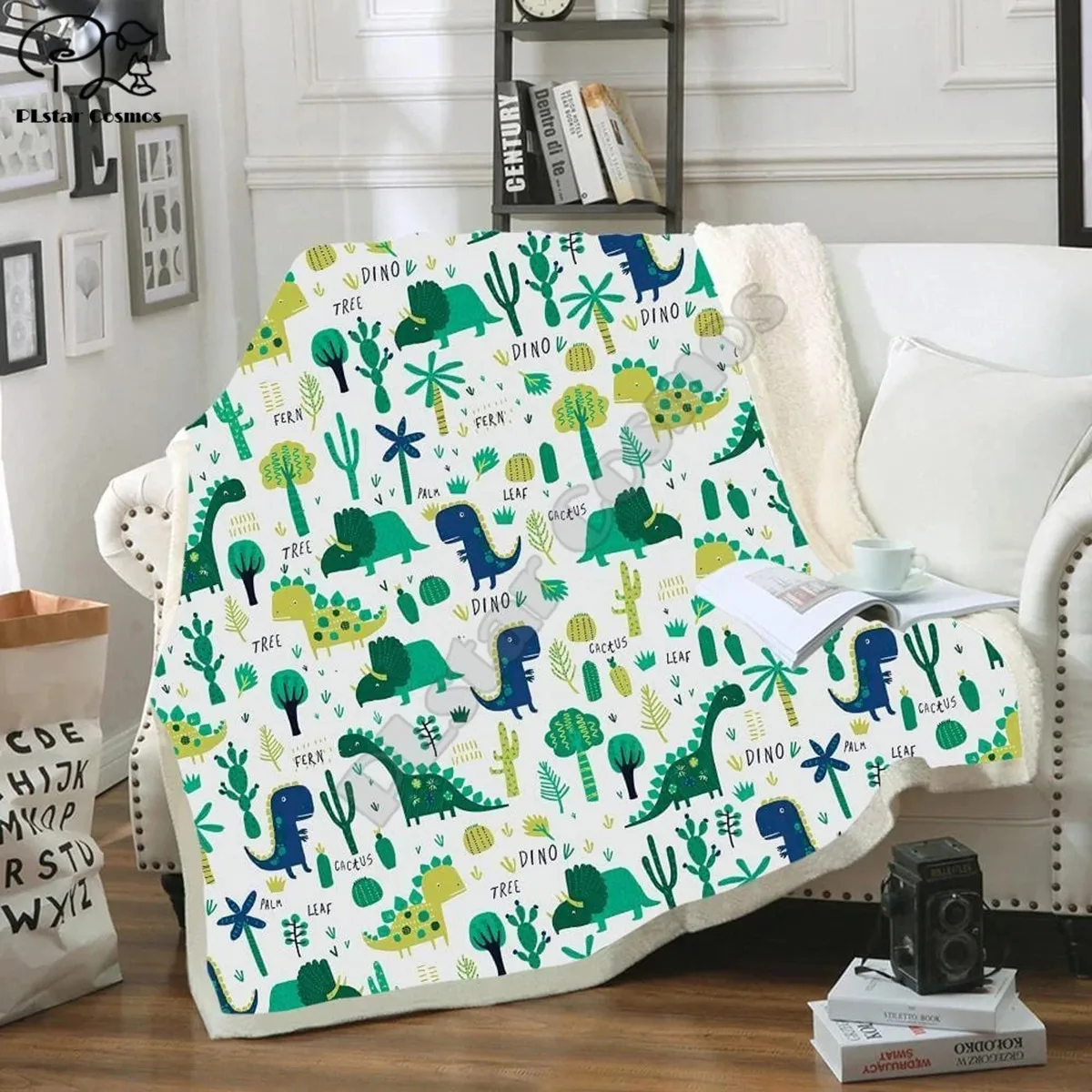 

Dinosaurs Fleece Blanket 3D full printed Wearable Blanket Adults/kids Fleece Blanket drop shippng style-2