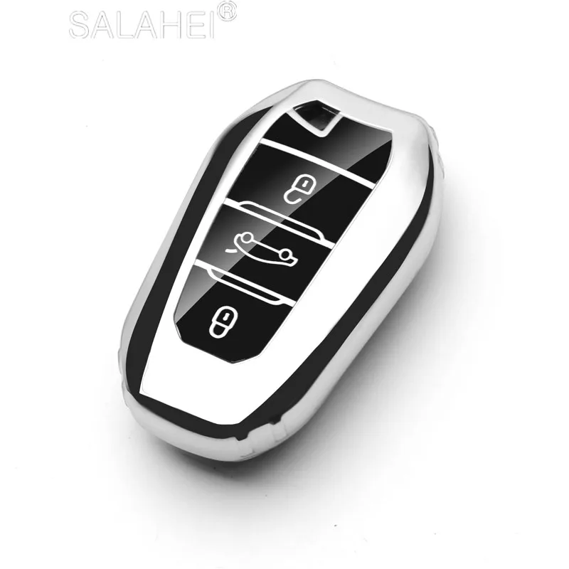 

TPU Car Key Remote Cover Case For Peugeot 308 408 508 2008 3008 4008 5008 Citroen C4 C4L C6 C3-XR Picasso DS3 DS4 DS5 Accessorie