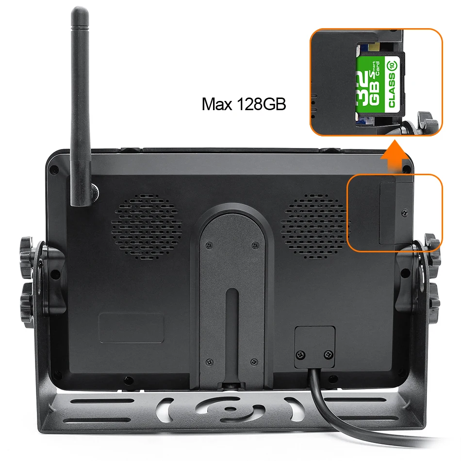 7 дюймов HD AHD цифровой ips 1280*720 DVR Регистраторы для контроля уровня сахара в крови с Беспроводной Автомобильная камера заднего вида Камера для грузовиков/прицепы/автобус/РВ/Пикапы