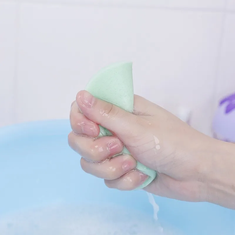 1 шт. губка для очищения лица Puff Face Cleaning Wash Pad, мягкая, естественная, из водорослей.