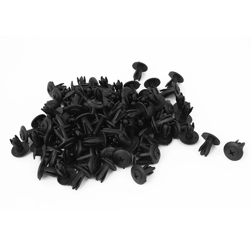 

50pcs Fastener clips Door Push pins Rivets Accessory Bumper Closure Decor Fender