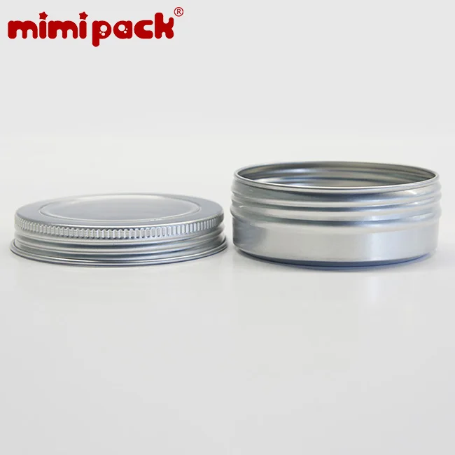 Mimipack 24 шт. оконная неглубокая круглая винтовая крышка алюминиевые банки