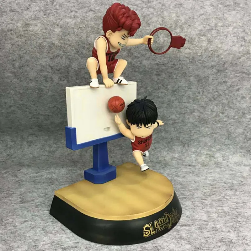 

Anime Slam Dunk Sakuragi Hanamichi Kaede Rukawa Genius Second Generation GK PVC Action Figure Collectible Model doll toy 30cm