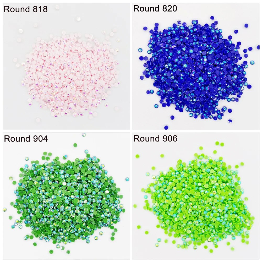 2022 New AB Stone Round Drills For DIY Diamond Painting Embroidery Rhinestones Colorful Mosaic diamond Resin Electroplating | Дом и сад