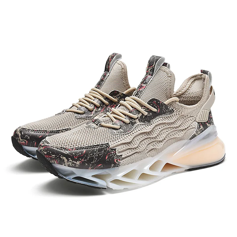 

Summer Hollowed-out Mesh Sport Blade Shoes for Men Mesh Top Running Dad Shoes Man Zapatos De Hombre Fashion Sneakers