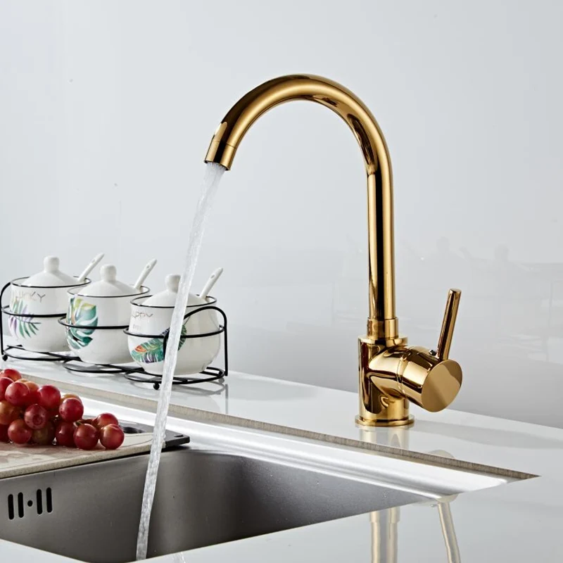 Смеситель кухонный с одной ручкой вращающийся на 360 градусов | Обустройство дома