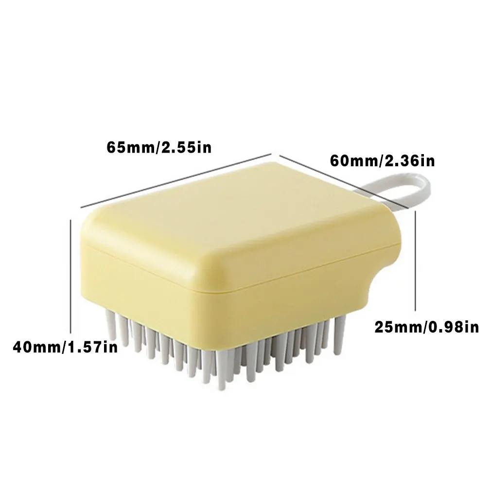 

Head Comb Massage Comb Silica Gel Comb Square Hair Grabbing Tools Pet Cleaning Tools For Cat And Dog