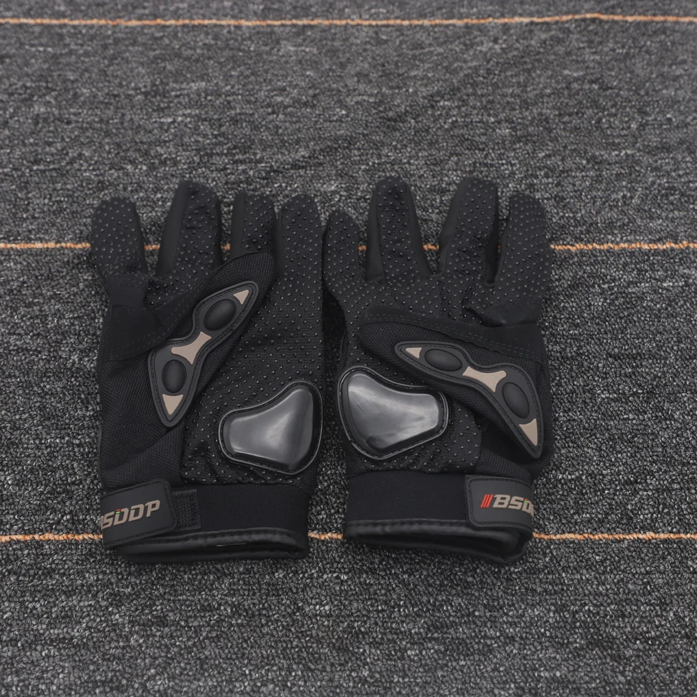Зимние теплые мотоциклетные перчатки нескользящие для мотокросса с полным