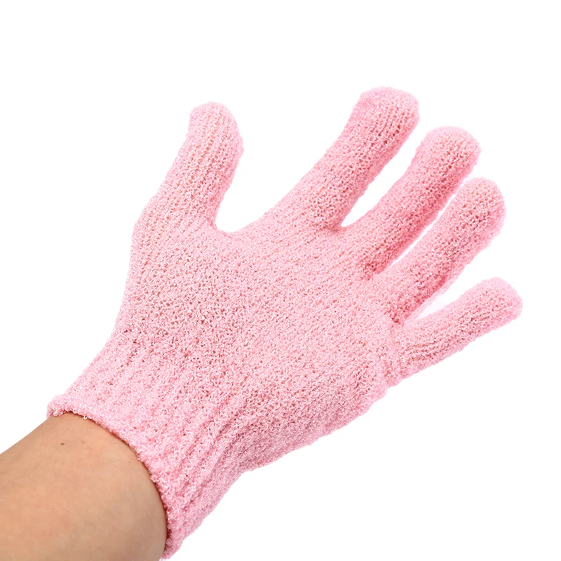

5 шт. практические перчатки для душа и ванной отшелушивающее средство для мытья кожи спа массажный скраб для тела скруббер перчатки разные ц...