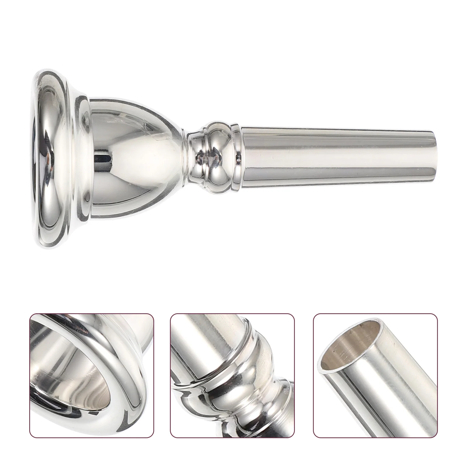 

1 шт. Euphonium Mouthpiece портативный Euphonium Mouthpiece Euphonium Instrument (серебристый)