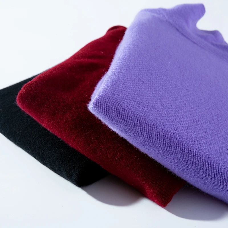 High End Pure Cashmere Knit Turtleneck Sweater Autumn Fashion Loose Jumper Women Korean Tunic Christmas Pullover Outwear | Женская