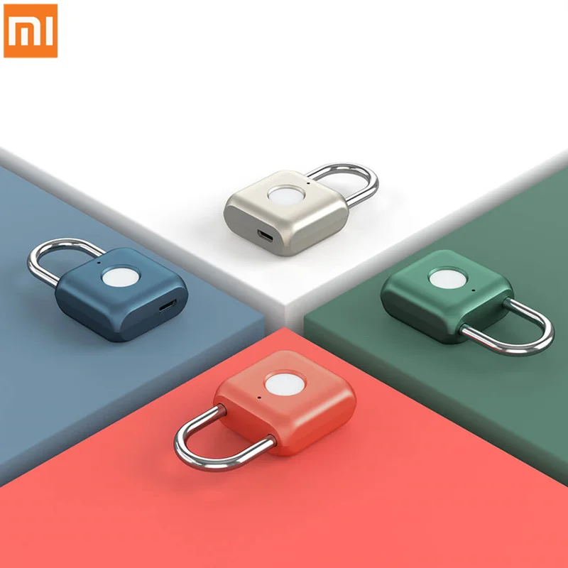 Умный Замок Xiaomi Mijia Youpin замок с отпечатком пальца разные случаи зарядное