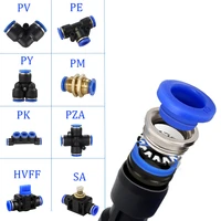 pneumatic fittings pypupvpe water pipes and pipe connectors direct thrust 4 to 16mm pk plastic hose quick couplings