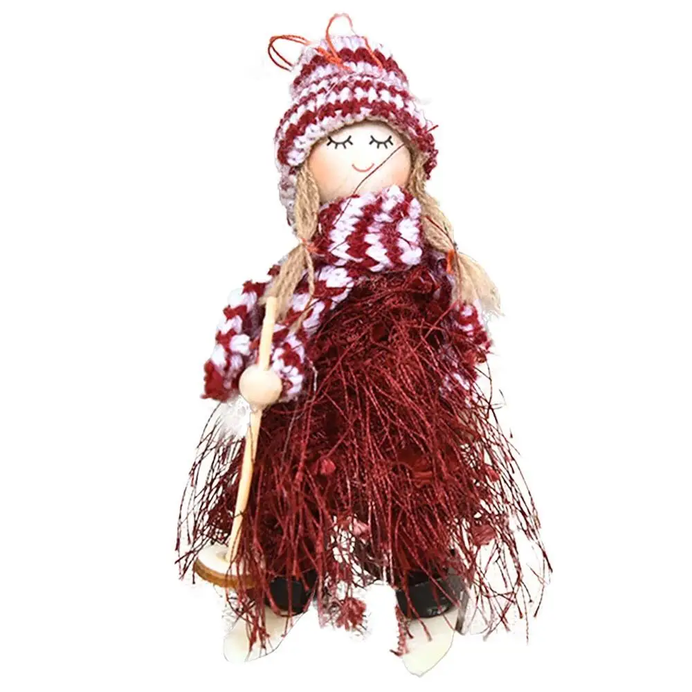 Плюшевая подвеска на рождественскую елку кукла в помещении Рождественское