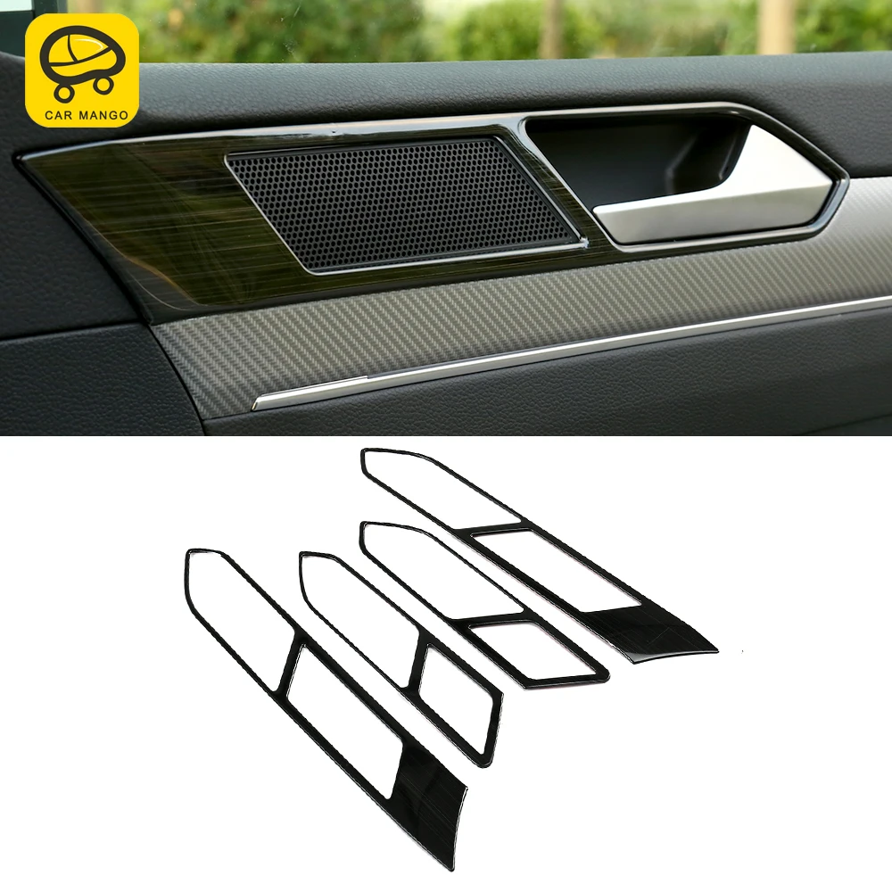 

CarManGo автомобильные аксессуары внутренняя дверная ручка панель Крышка отделка наклейка Рамка внутреннее украшение для VW Volkswagen Arteon 2017-2020