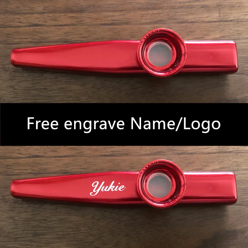 Простой дизайн легкий Казу Алюминий металлического сплава для музыкальный