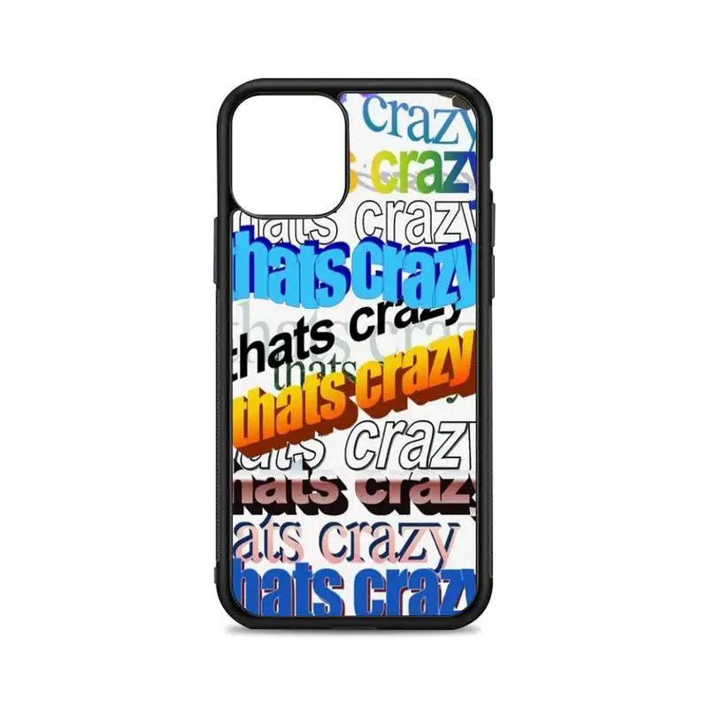 

Thats Crazy Phone Case for iPhone 12 mini 11 pro XS Max X XR 6 7 8 plus SE20 High quality TPU silicon and Hard plastic cover