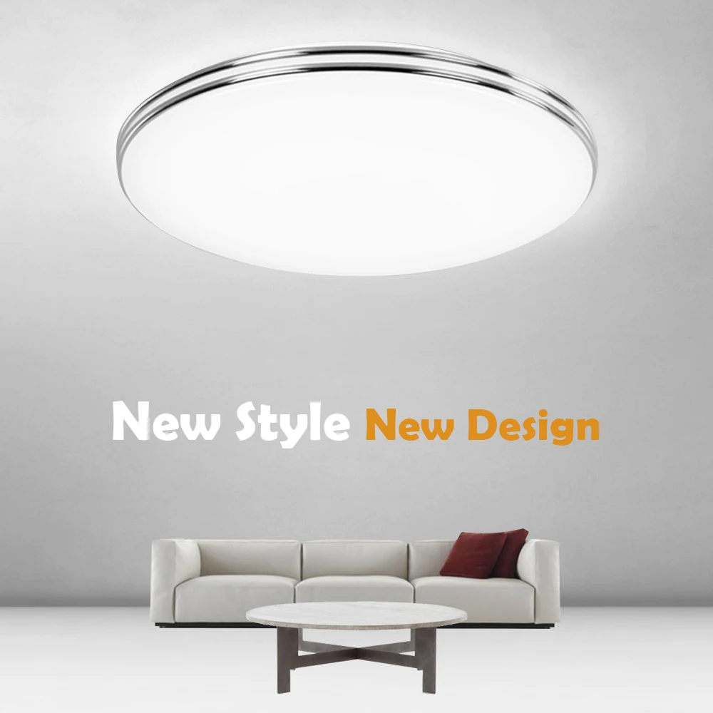 

Ultra Thin LED Ceiling Lamp LED Modern Panel Light 12W/18W/24W/48W AC 220V Bedroom Kitchen Flush Mounted