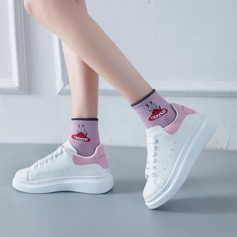 2021 New Summer Flat Platform Woman Shoes Breathable Leather Casual Shoes Woman Ladies Shoes Zapatillas Mujer