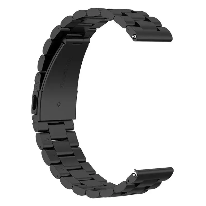 Ремешок 20 мм для наручных часов регулируемый браслет Samsung Galaxy Watch Active 2 40/44 черный