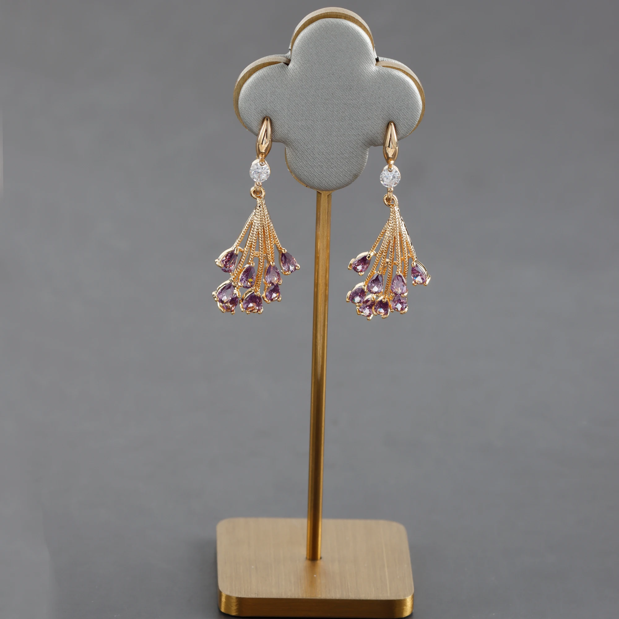 

GUFEATHER M1040,jewelry accessories,18k gold plated,copper metal,zircons,diy pendants,jewelry making,diy earrings,10pcs/lot