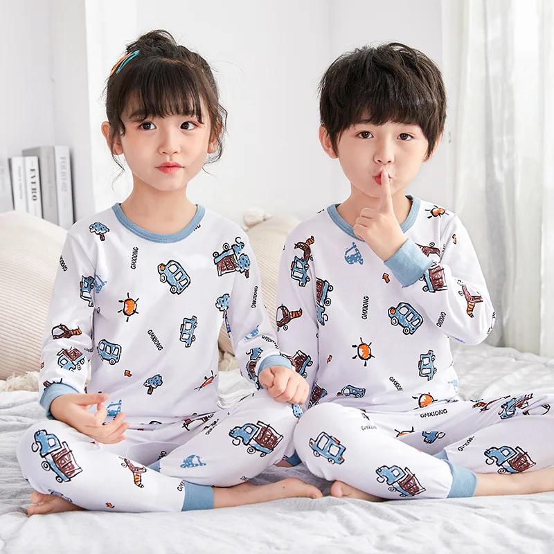 

Girls Home Sleepwear Baby Kids Cotton Pajamas Set Children Rabbit Cartoon Long Sleeve Pyjamas Clothing Sets Casual Pijamas Set