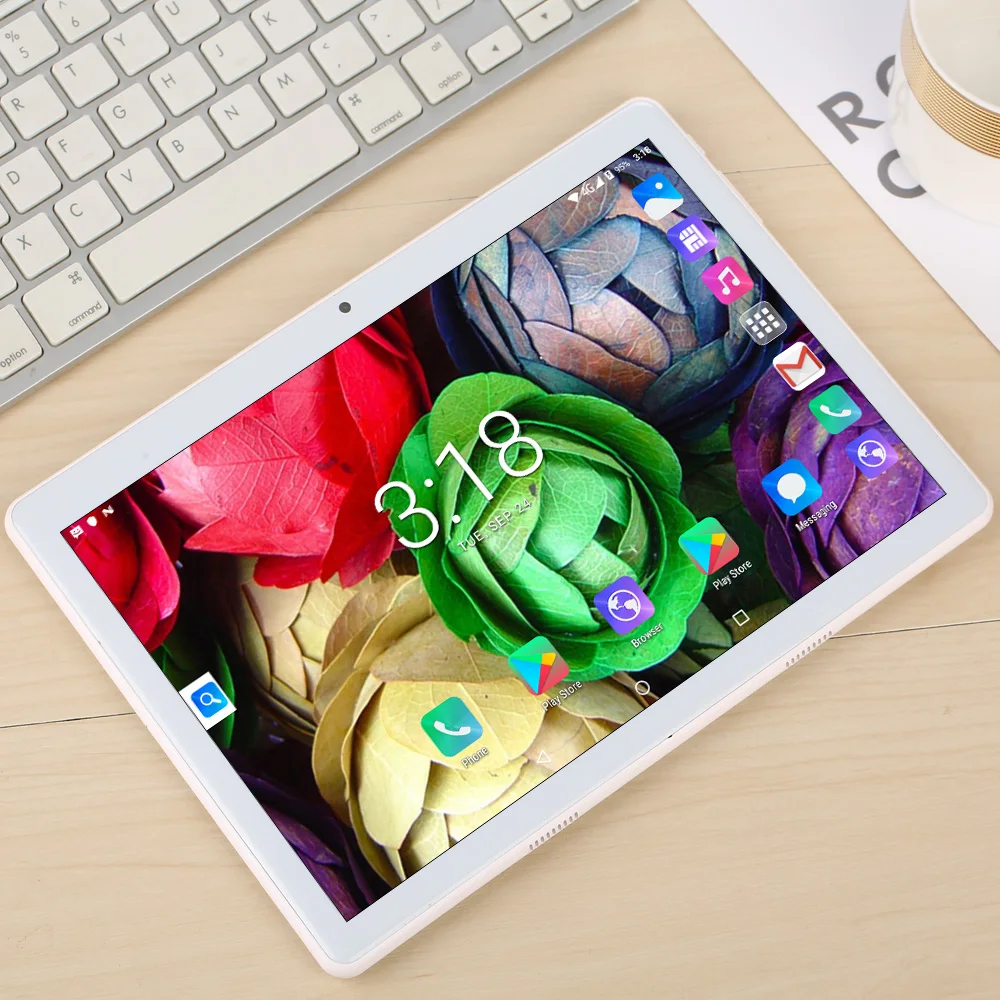 Новое поступление 10 1 дюймовый планшетный ПК Android 7 0 Google Play 1280*800 IPS 2.5D Закаленное