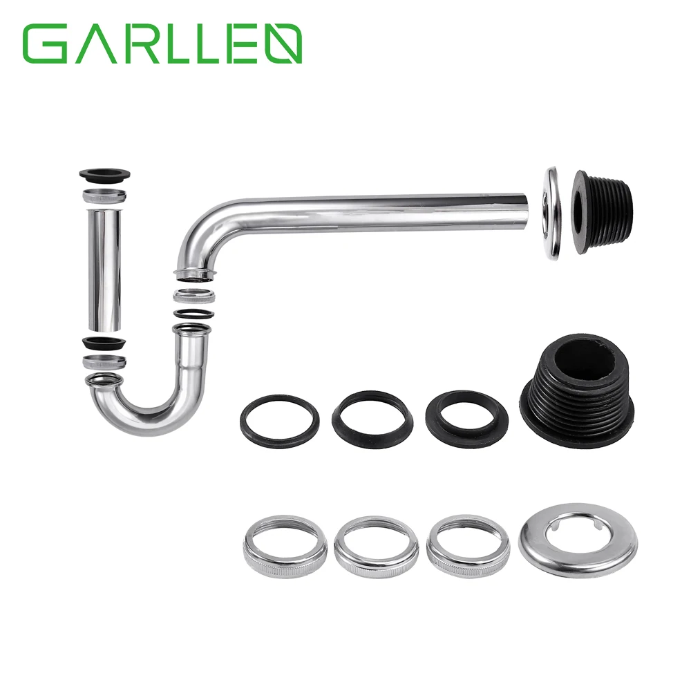 

Универсальный трубчатый сифон GARLLEN, 32 мм, съемная труба из нержавеющей стали 201, 1 1/4 дюймовый клапан, сифон, сгибаемые аксессуары для раковины
