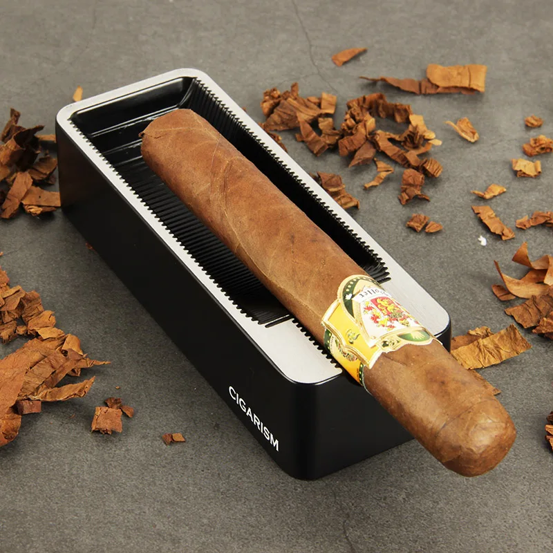 CIGARISM креативная двойная металлическая пепельница из алюминиевого сплава для