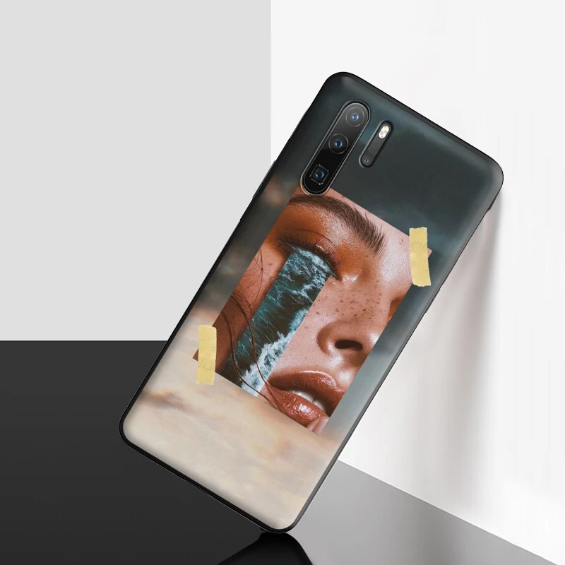 Эстетический силиконовый чехол Ван Гог Мона Лиза Ангел для Huawei P40 P30 P20 P10 Pro Lite P Smart