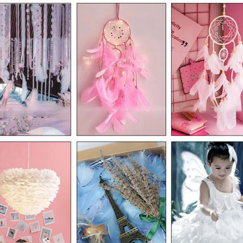 

Пушистые цветные гусиные Шлейфы в форме лебедя, 100 шт., 7-12 см, для рукоделия, изготовления ювелирных изделий