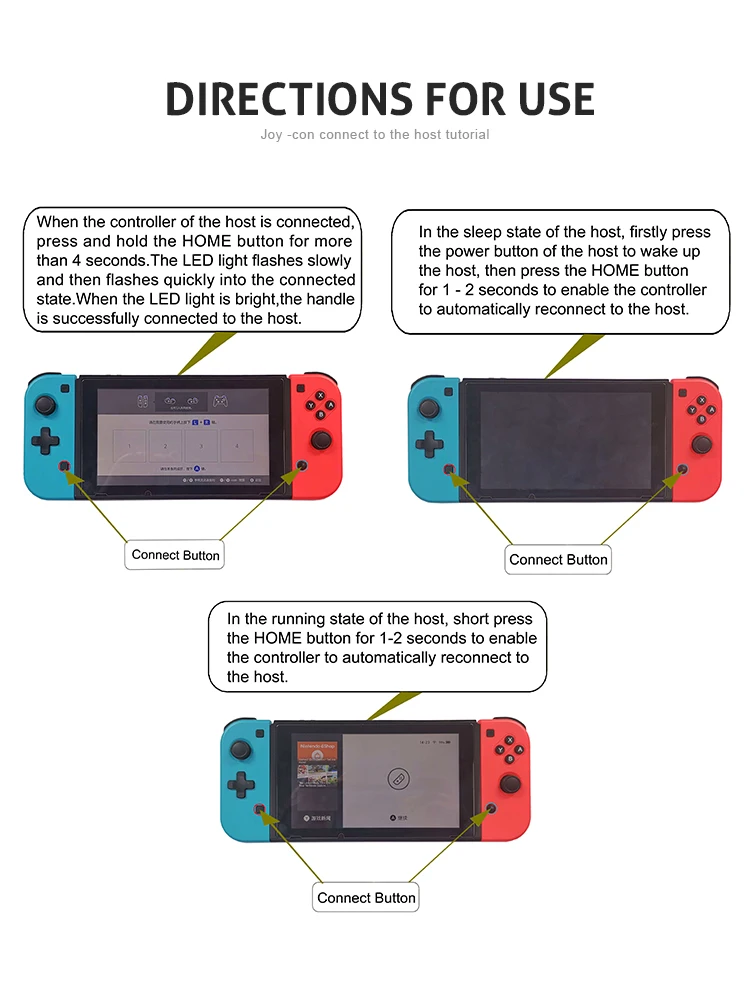 Данные лягушка беспроводной Bluetooth Pro Joy-Con Геймпад контроллер для nintendo Switch консоль игровой джойстик для nintendo Switch Joy Con