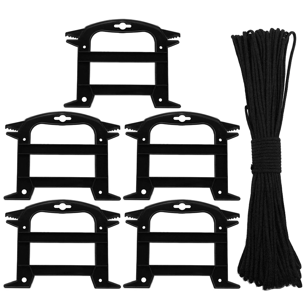 5 шт. Паракорд линия ветряки с 31 м Шнур Линия намотки шнур органайзер для канатов