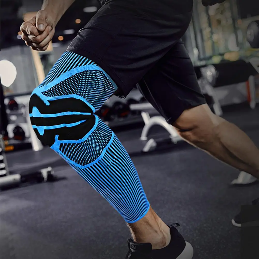 

New Cute Elastic Knee Support Brace Portable Polyester Fiber Brace Compression Sleeve Legs Pads for Professional Protection