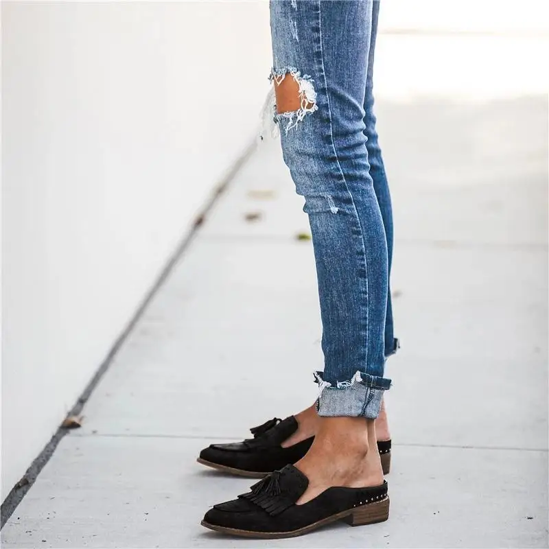 CYSINCOS/женские лоферы на плоской подошве Повседневная обувь без застежки балетки