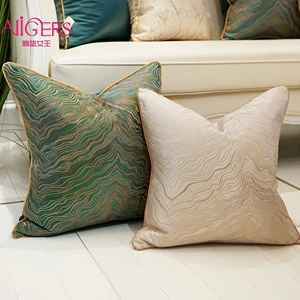 Роскошная Современная наволочка для подушки с золотым побережьем, разноцветная Подушка Чехол для спальни, гостиной, автомобиля, зеленый, синий, серый, кремовый, цветной