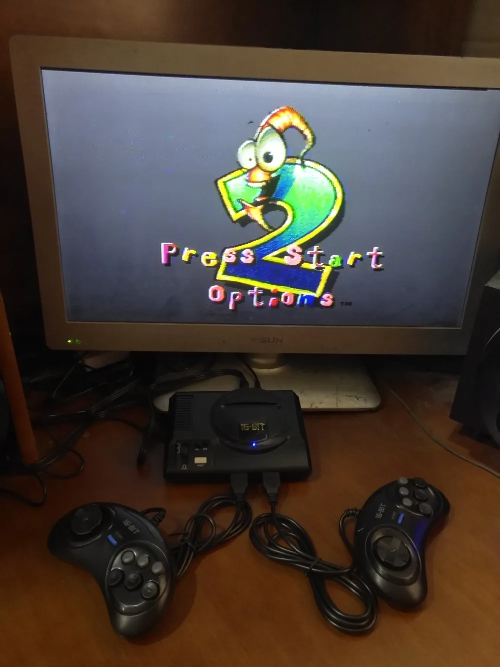 Новинка Ретро Мини ТВ Видео игровая консоль для sega MegaDrive 16 бит игры с 208 различных встроенных игр два геймпада AV Out
