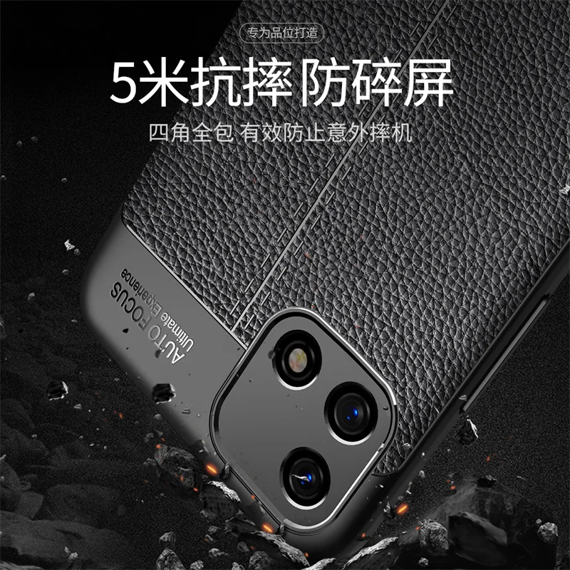 Cover For OPPO A16K Case For OPPO A16K Capas Back Shockproof Armor Bumper Luxury Soft TPU Leather For Fundas OPPO A16 A16K Cover