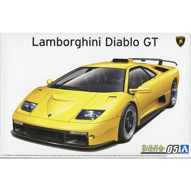

1/24 Assembly Model Diablo GT 05899 Assembly Car Model Making Kit