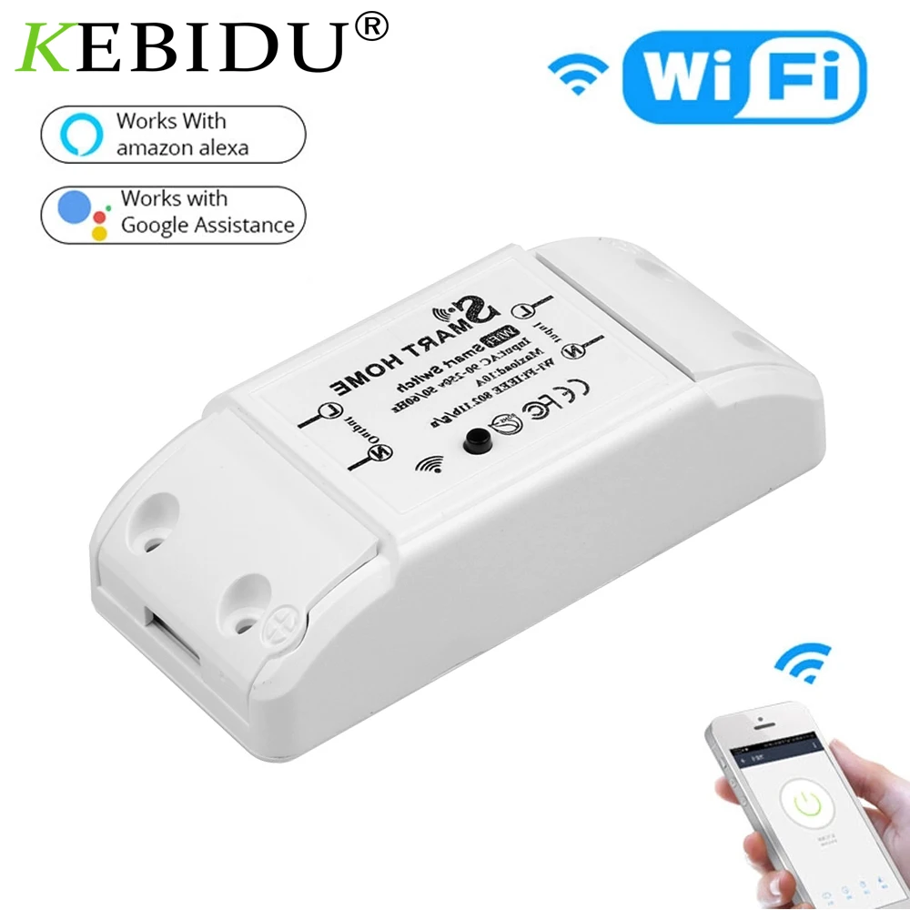 Умный выключатель с Wi Fi Универсальный Беспроводной Выключатель сделай сам