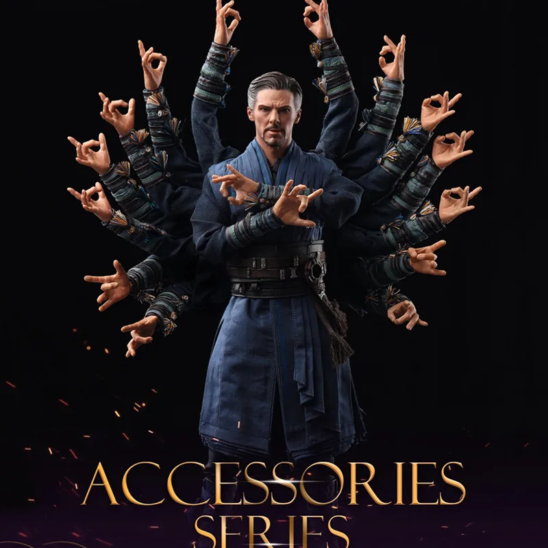 

1/6 Scale DJ-CUSTOM Dr. Strange Male Mage Aikon's Shape Clothes Accessories for 12 inch Action Figure Body Model