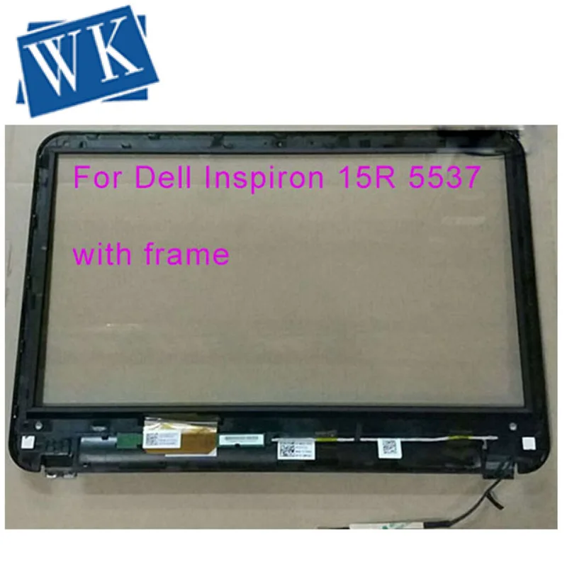 original 15 6 for dell inspiron 15r 3521 tablet touch screen digitizer glass with bezel frame hinge replacement free global shipping