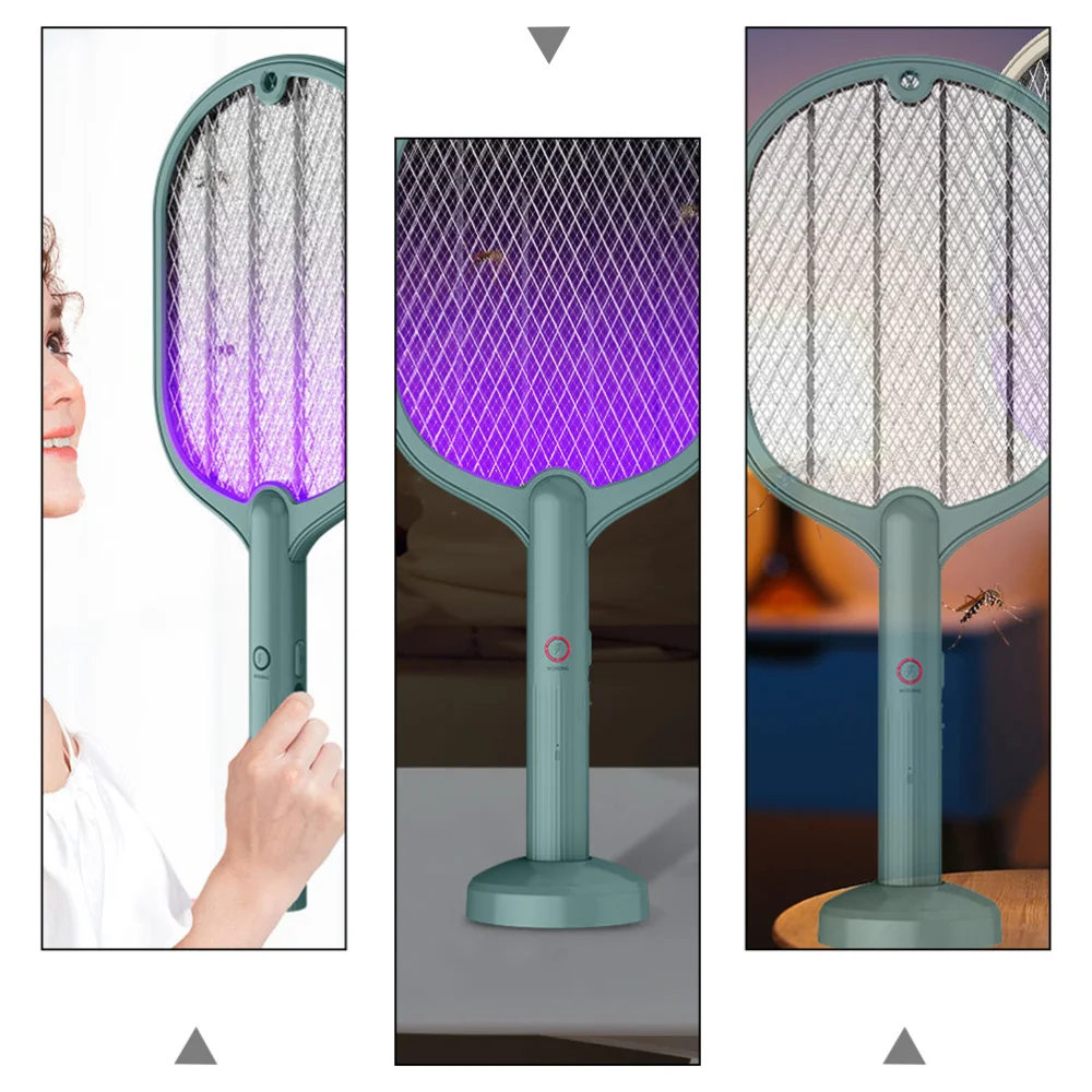 

2 in 1 Mosquito Zapper Electric Fly Lamp and Racket Rechargeable Mosquito Killer