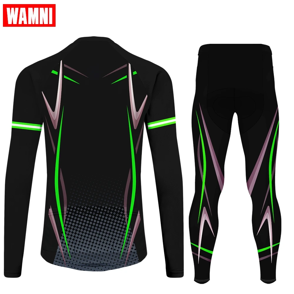 Женский комплект из джерси и брюк WAMNI с длинным рукавом | Спорт развлечения