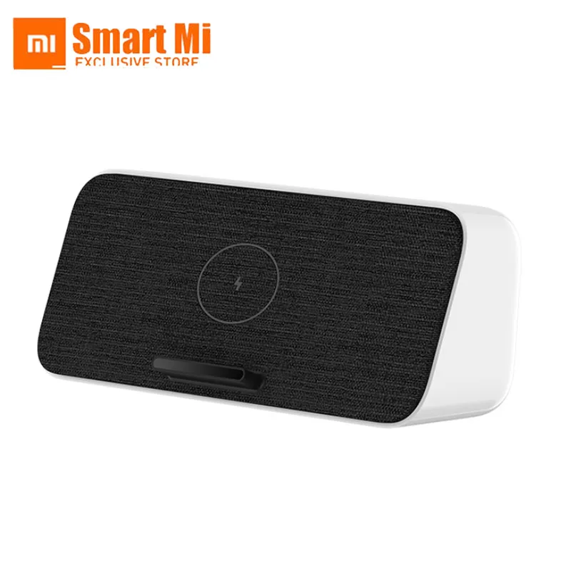 100% оригинальное Беспроводное зарядное устройство Xiaomi динамик Bluetooth 30 Вт макс Qi