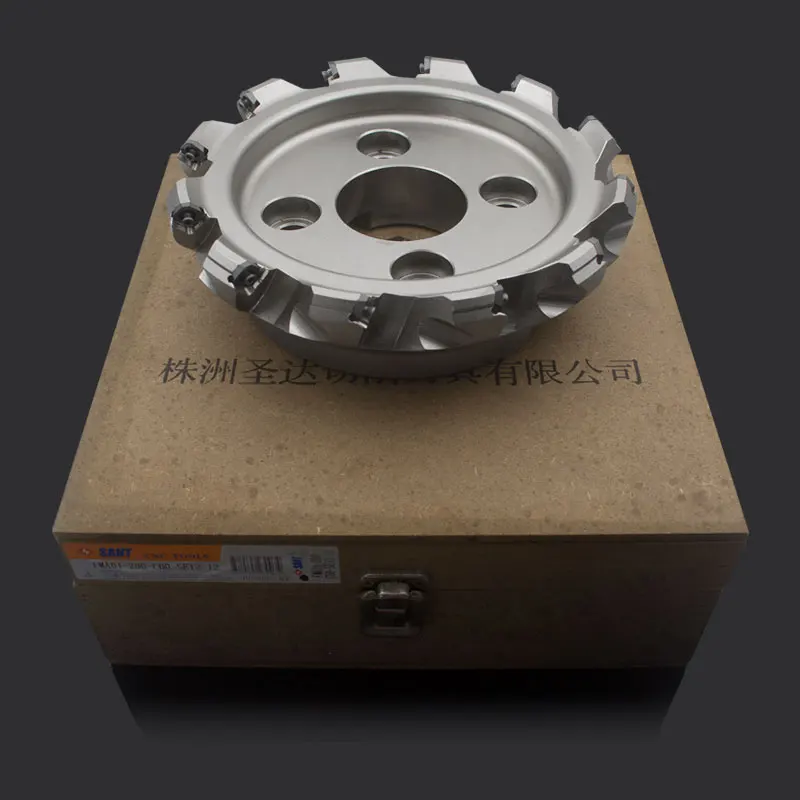 

AF01.12C60.200.12/FMA01-200-C60-SE12-12 Indexable milling cutter face miller with inserts SEET12T3