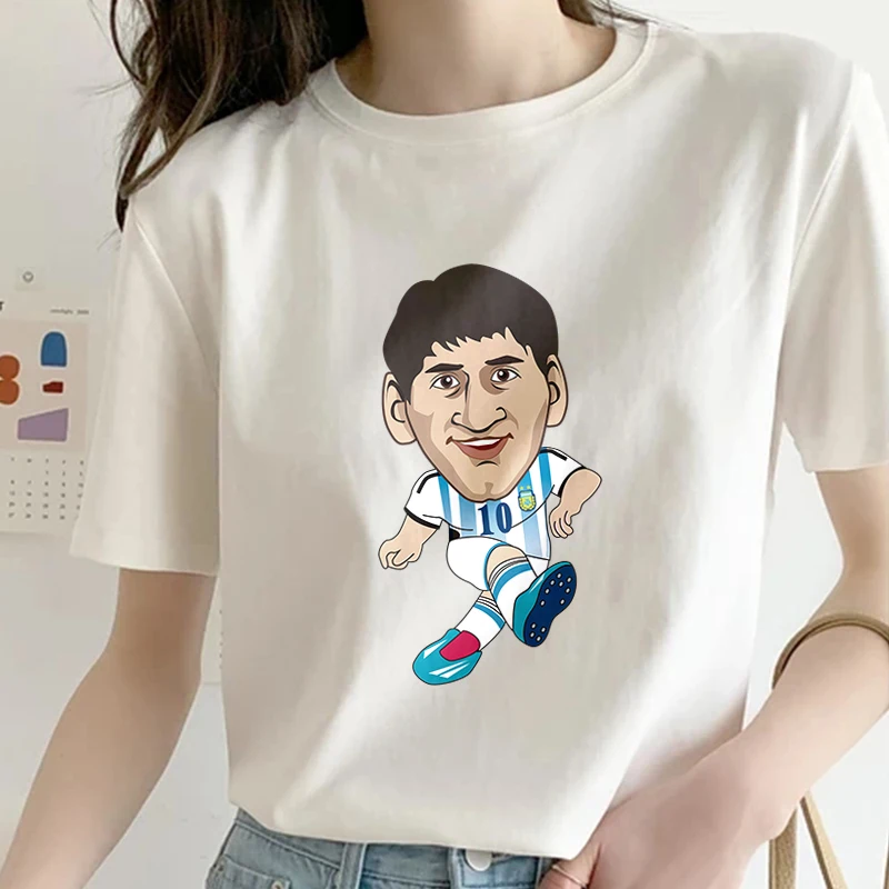 

Football Super Star Tee shirt Femme Running Fitness Grunge Clothes Round Collar Husband Tops Women men sweetshirts Ropa De Mujer