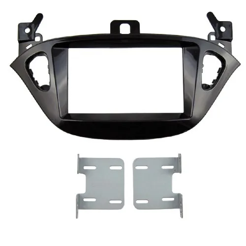 Двойная Din Автомобильная фасция Радио панель для OPEL Adam 2013 + Corsa (E) 2014 набор